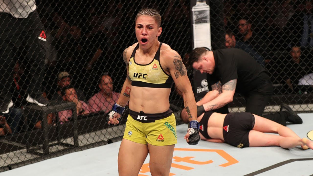 Jéssica Andrade (born September 25, 1991) is a Brazilian professional mixed martial artist. Andrade is currently signed to the Ultimate Fightin...